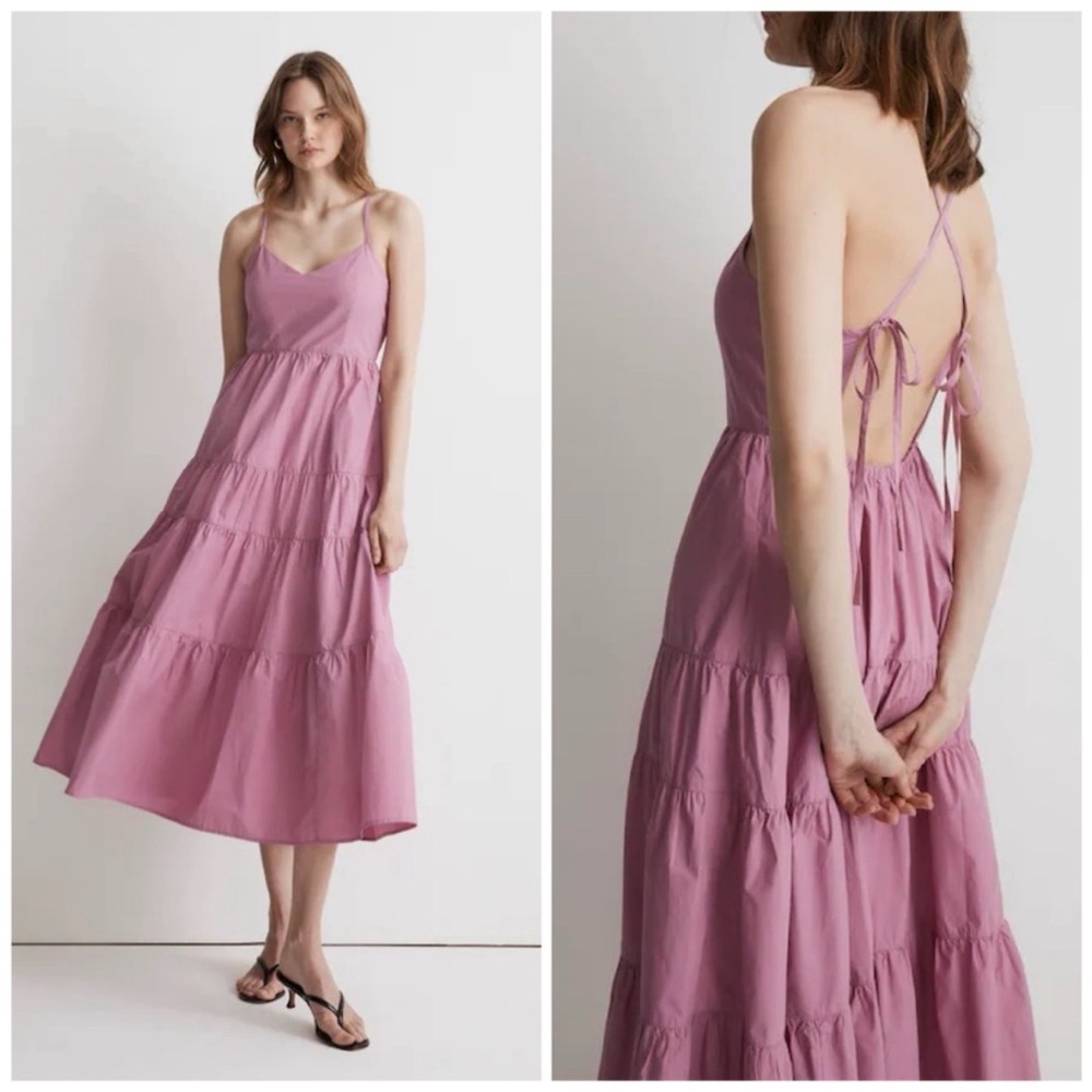 Madewell Sidonie Poplin Maxi Dress